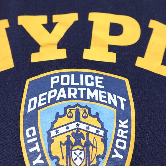 NYPD Shirt Adult XL 100% Cotton Official New York Police Department Tee - Picture 5 of 7